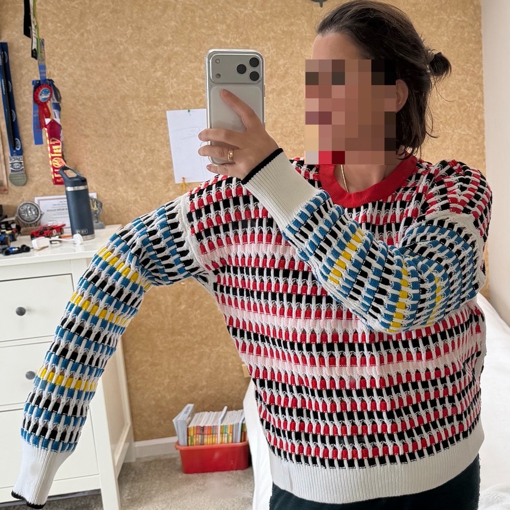 Kenzo Colorful Striped  Sweater - Picture 2 of 7